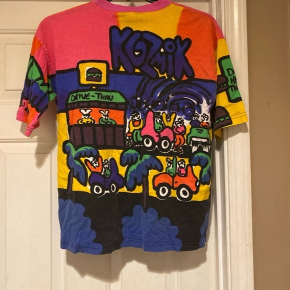 Rare Kozmik Original Design New Zealand 1989(Made In USA) T-Shirt Men’s Size L - Picture 3 of 8